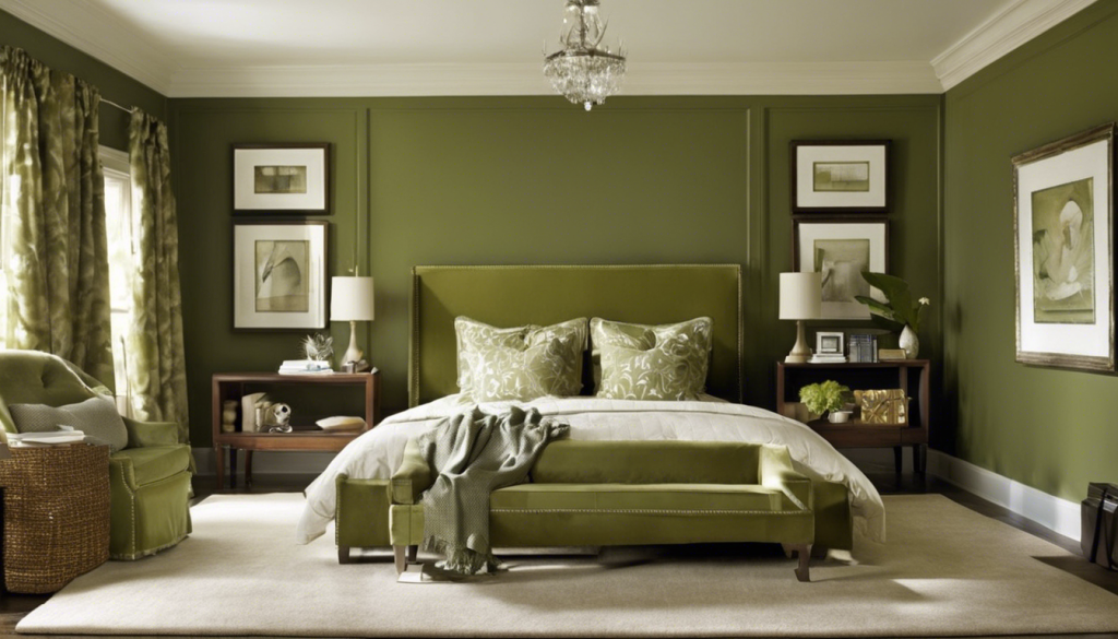 Olive green bedroom wall color - Aapka Painter Blogs