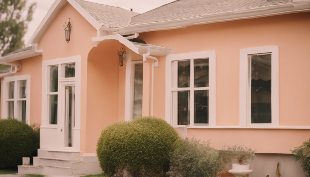 Peach exterior wall colour - Aapka Painter Blogs
