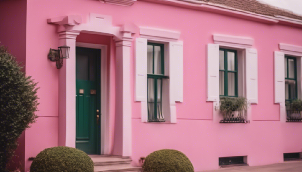 Pink exterior wall colour - Aapka Painter Blogs
