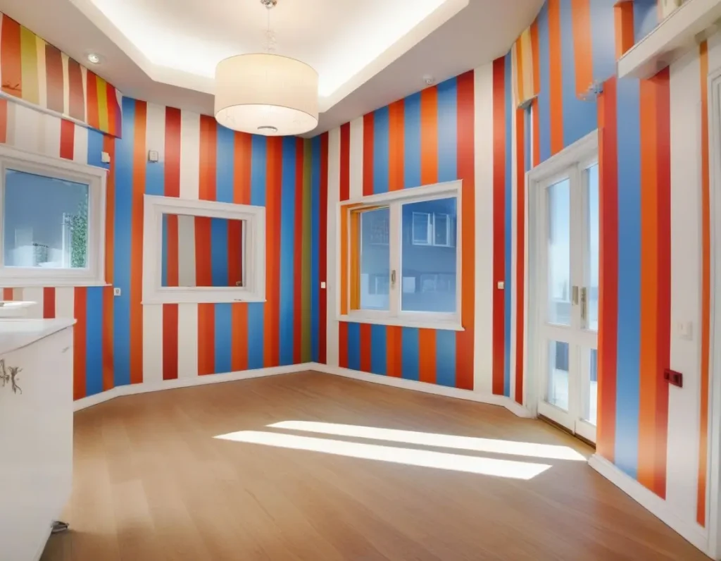 Stripes in Interior Painting: A Bold Statement - Aapka Painter Blogs