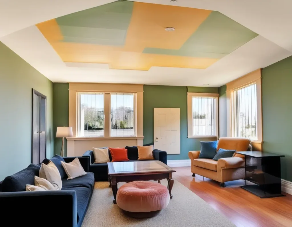 Incorporating Ceilings and Trim in Your Living Room Paint Plan - Aapka Painter Blogs