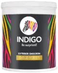 Indigo Paints Exterior Emulsion Gold price 1 ltr, 20 litre price, colours shades, 10 4 colors