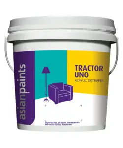 Asian Paints Tractor Acrylic Distemper price 1 ltr, 20 litre price, colours shades, 10 4 colors