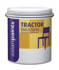 Asian Paints Tractor Synthetic Distemper price 1 ltr, 20 litre price, colours shades, 10 4 colors