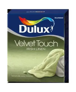 Dulux Paints Velvet Touch Irish Linen price 1 ltr, 20 litre price, colours shades, 10 4 colors