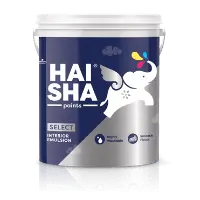 Haisha Paints by Pidilite Haisha Select Emulsion price 1 ltr, 20 litre price, colours shades, 10 4 colors