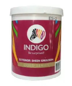 Indigo Paints Exterior Sheen Emulsion price 1 ltr, 20 litre price, colours shades, 10 4 colors