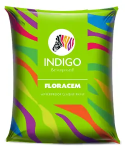 Indigo Paints Floracem price 1 ltr, 20 litre price, colours shades, 10 4 colors