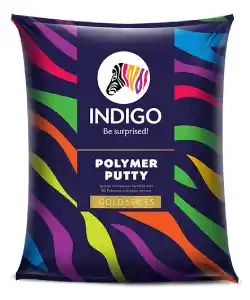 Indigo Paints Polymer Putty Gold price 1 ltr, 20 litre price, colours shades, 10 4 colors