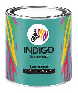 Indigo Paints Satin Enamel price 1 ltr, 20 litre price, colours shades, 10 4 colors