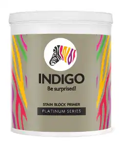 Indigo Paints Stain Block Primer price 1 ltr, 20 litre price, colours shades, 10 4 colors