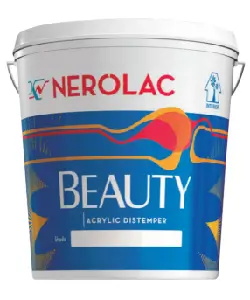 Nerolac Paints Beauty Acrylic Distemper price 1 ltr, 20 litre price, colours shades, 10 4 colors