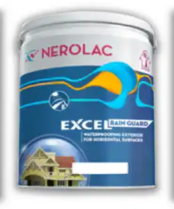 Nerolac Paints Excel Rain Guard Vertical Walls price 1 ltr, 20 litre price, colours shades, 10 4 colors