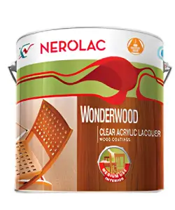 Nerolac Paints Wonderwood Clear Lacquer price 1 ltr, 20 litre price, colours shades, 10 4 colors