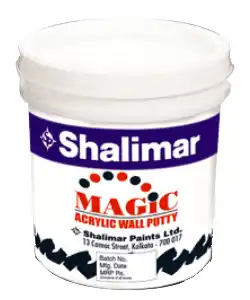 Shalimar Paints Shalimar Magic Acrylic Wall Putty price 1 ltr, 20 litre price, colours shades, 10 4 colors