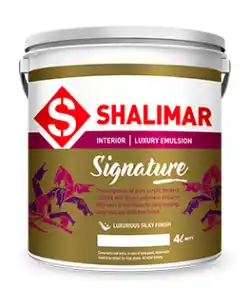 Shalimar Paints Signature Luxury Interior Emulsion Accent price 1 ltr, 20 litre price, colours shades, 10 4 colors