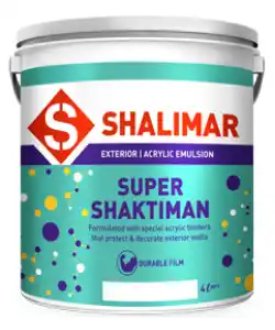 Shalimar Paints Super Shaktiman Sign Exterior Emulsion Pastel price 1 ltr, 20 litre price, colours shades, 10 4 colors