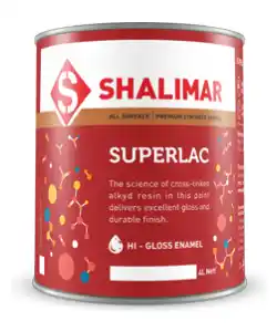 Shalimar Paints Superlac Premium Hi Gloss Enamel Spl Deep Orange price 1 ltr, 20 litre price, colours shades, 10 4 colors