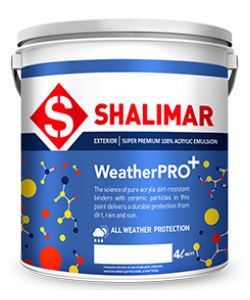 Shalimar Paints Weatherpro Plus Super Pre Exterior Emulsion Accent price 1 ltr, 20 litre price, colours shades, 10 4 colors