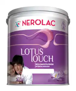 Nerolac Paints Lotus Touch price 1 ltr, 20 litre price, colours shades, 10 4 colors