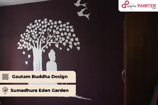  Gautam Buddha Painting Design