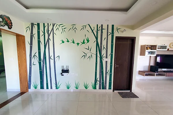  bamboo wall stencil