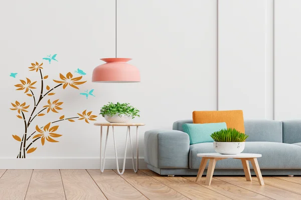 Flower WIth Stem Wall Stencil Designs for Every Home | Aapkapainter