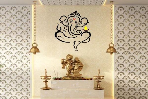Latest Large Size Ganesha wall stencil painting @ RS 1125 | Aapkapainter
